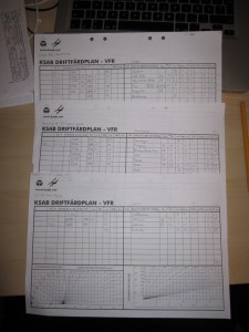 VFR driftfärdplan